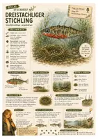 Vorschau - Arbeitsblätter - Dreistachliger Stichling – kostenloses Materialpaket für Sachunterricht & Naturbildung | Bella Wildherz - Deckblatt
