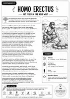 Vorschau - Stundenentwürfe - Evolution des Menschen – Gruppenpuzzle mit Expertenblättern, Tabelle & Lösungen | Klasse 5–6 - Seite 3