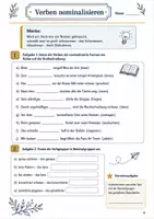 Vorschau - Arbeitsblätter - Nominalisierung und Verbalisierung trainieren – Deutsch Klasse 7-8 - Seite 3