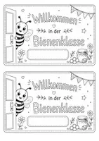 Vorschau - Mal- und Bastelvorlagen - Bienenklasse großes Materialpaket - Seite 3