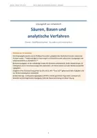 Vorschau - Arbeitsblätter - Arbeitsheft: Abiturtraining Säure-Base-Chemie - Deckblatt