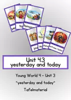 Vorschau - Arbeitsblätter - Materialpaket - Young World 4 - Unit 3 "yesterday and today" - Seite 1