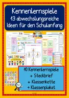 Vorschau - Arbeitsblätter - Kennenlernspiele - Deckblatt