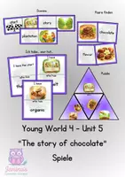 Vorschau - Spiele - Spiele Young World 4 Unit 5 "The story of chocolate" - Deckblatt