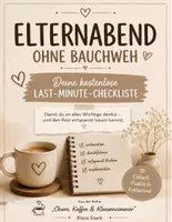 Vorschau - Anderer Materialtyp - Elternabend ohne Bauchweh – deine kostenlose Last-Minute-Checkliste - Deckblatt