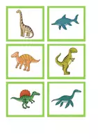 Vorschau - Mal- und Bastelvorlagen - Dinosaurier Materialpaket für den Kindergarten und die Vorschule - Seite 2