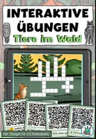 Vorschau - Arbeitsblätter - Gesamtpaket "Tiere" (Tiere im Meer, Haustiere, Tiere im Wald und Tiere auf dem Bauernhof) DaZ / DaF / Deutsch - Seite 1
