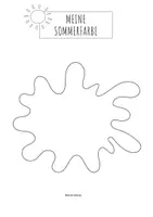 Vorschau - Stundenentwürfe - Sommerfarben – Kunstunterricht Kunst | Klasse 1 bis 4 | Unterrichtsreihe - Seite 1