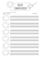 Vorschau - Stundenentwürfe - Sommerfarben – Kunstunterricht Kunst | Klasse 1 bis 4 | Unterrichtsreihe - Seite 3