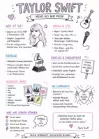 Vorschau - Arbeitsblätter - Lernposter + Arbeitsblätter "Taylor Swift" + Lösung & MP3 + - Seite 3