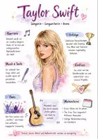 Vorschau - Arbeitsblätter - Lernposter + Arbeitsblätter "Taylor Swift" + Lösung & MP3 + - Deckblatt