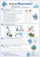 Vorschau - Arbeitsblätter - Sommerschule – Tag 3 | Wasser | Klasse 3 - Seite 1