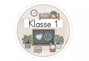 Vorschau - Poster - Türschilder | NEUES DESIGN Für die Klassenzimmertür Klasse 1 - 4 - Seite 1