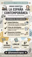 Vista previa - Unidades / Secuencias / Situaciones de Aprendizaje - UNIDAD DIDÁCTICA - España Contemporánea - Portada