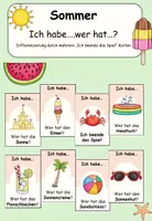 Vorschau - Spiele - Sommer: Ich habe...wer hat...? - Deckblatt
