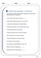 Vorschau - Arbeitsblätter - Deutsch DAZ/DAF Grammatik Präpositionen mit Dativ - Seite 2