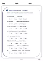 Vorschau - Arbeitsblätter - Deutsch DAZ/DAF Grammatik Präpositionen mit Dativ - Seite 3