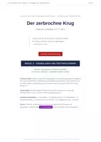 Vorschau - Unterrichtsreihen - Arbeitsheft A: Der zerbrochne Krug (Kleist) – Modul A: Grundlagen und Textverständnis - Seite 1