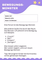 Vorschau - Arbeitsblätter - 10 Bewegungsspiele, die Kinder lieben - Seite 1