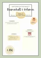 Vorschau - Arbeitsblätter - Geometrie | Rauminhalt und Volumen | Unterrichtseinheit | Hohlmaße | Liter | Milliliter | Unterrichtsreihe - Seite 1