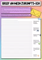 Vorschau - Arbeitsblätter - Brief an mein Zukunfts-Ich, differenziert - Seite 2