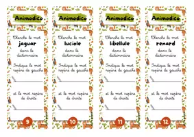 Aperçu - Feuilles d'exercices - Animodico - Recherche dans le dictionnaire - Page 2
