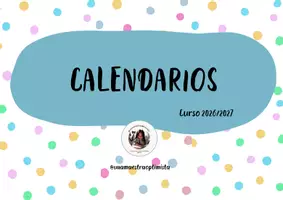 Vista previa - Para docentes: organización, planificación y formación - CALENDARIO ESCOLAR 2026-2027 (para el cole y la opo) - página 1