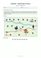 Vorschau - Arbeitsblätter - Deutsch Lesespur - Klasse 5 : Abenteuer im Wald mit Lösung - Seite 1