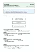 Vorschau - Arbeitsblätter - Mathematik: Natürliche Zahlen - Ueberschlagsrechnen (Empfehlung Gymnasikum Klasse 5) - Deckblatt