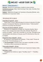 Aperçu - Outils du professeur - Anglais - autour du monde - Océanie (version longue) - Page de couverture