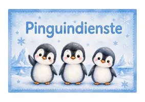Vorschau - Poster - Pinguinklasse - Klassendienste - Schilder und Dienstkärtchen - Seite 3