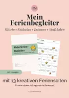 Vorschau - Arbeitsblätter - Osterferien-Begleiter - Ferienaufgaben, Challenges & kreative Arbeitsblätter - Deckblatt