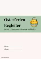 Vorschau - Arbeitsblätter - Osterferien-Begleiter - Ferienaufgaben, Challenges & kreative Arbeitsblätter - Seite 1