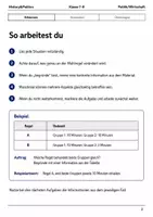 Vorschau - Arbeitsblätter - Basisscreening Wahlen und Repräsentation Klasse 7–8 - Seite 1