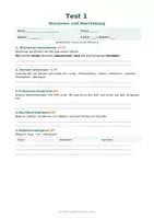 Vorschau - Test - Lernstandskontrollen/Tests: Deutsch Klasse 6 - 5 Tests mit Lösungen - Seite 2