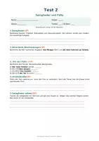 Vorschau - Test - Lernstandskontrollen/Tests: Deutsch Klasse 6 - 5 Tests mit Lösungen - Seite 3
