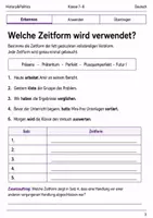 Vorschau - Arbeitsblätter - Zeitformen und Modi Basisscreening Klasse 7–8 - Seite 2