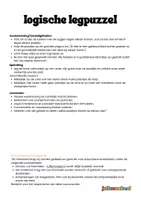 Voorbeeld - Logische legpuzzel Fruit - Pagina 1