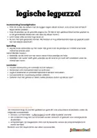 Voorbeeld - Logische puzzel vormen - Pagina 1