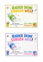 Vorschau - Bildkarten - Radier deine Sorgen weg – Schulanfangsgeschenk mit Radiergummi - Seite 2