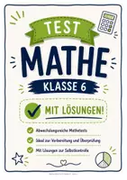 Vorschau - Arbeitsblätter - Lernstandskontrollen/ Test - Mathe Klasse 6 - mit Lösungen - Deckblatt