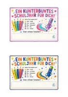 Vorschau - Bildkarten - Ein kunterbuntes Schuljahr – Schulstartgeschenk mit Farbstift - Seite 2