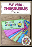 Vorschau - Fördermaterial/Inklusion - My Mini-Thesaurus (Fächer) - Deckblatt