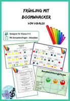 Vorschau - Präsentationen/Tafelbilder - Vivaldis „Frühling“ mit Boomwhackern – Klassenmusizieren in Klasse 5 - Stunde 4 - Deckblatt
