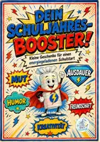 Vorschau - Mal- und Bastelvorlagen - Schuljahres-Booster – Geschenk mit Traubenzucker - Deckblatt