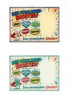 Vorschau - Mal- und Bastelvorlagen - Schuljahres-Booster – Geschenk mit Traubenzucker - Seite 1