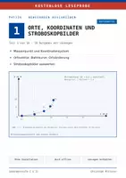 Vorschau - selbst erstellte Cliparts/Grafiken - Lektion 1 Selbstlernkurs - Orte Koordinaten und Stroboskop - Deckblatt