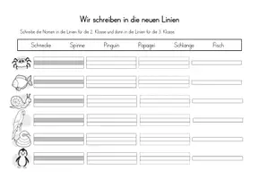 Vorschau - Arbeitsblätter - Schreiben in der neuen Lineatur - 3. und 4. Klasse - Seite 2
