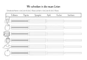 Vorschau - Arbeitsblätter - Schreiben in der neuen Lineatur - 3. und 4. Klasse - Seite 3