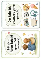 Vorschau - Bildkarten - Ferienrückblick – 16 Gesprächskarten für den Schulstart - Seite 2